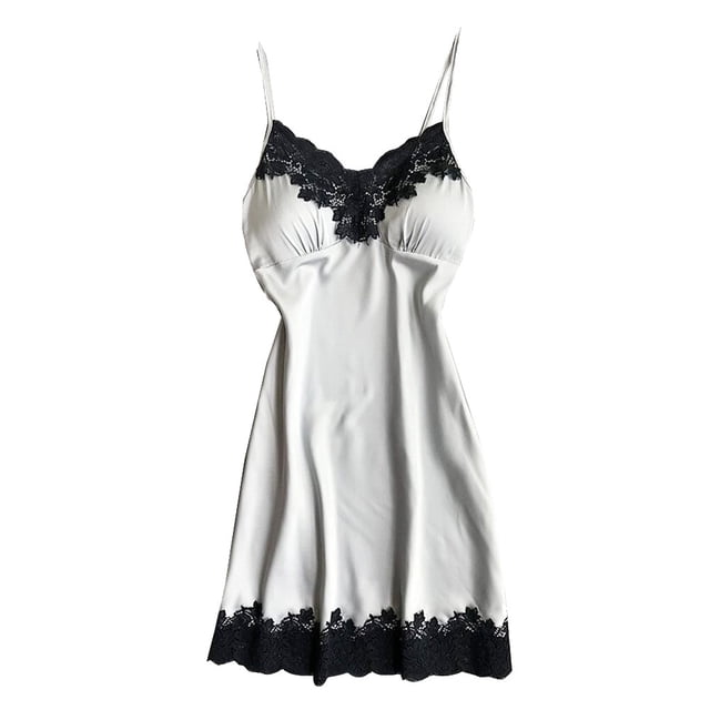 Gibobby Lenceria mujer sexy Conjunto de Lencería de Malla, Conjunto de Lencería de Encaje Transpirable Color Block Sujetador Suave y Elegante para Mujer(Plata de plata, XG)