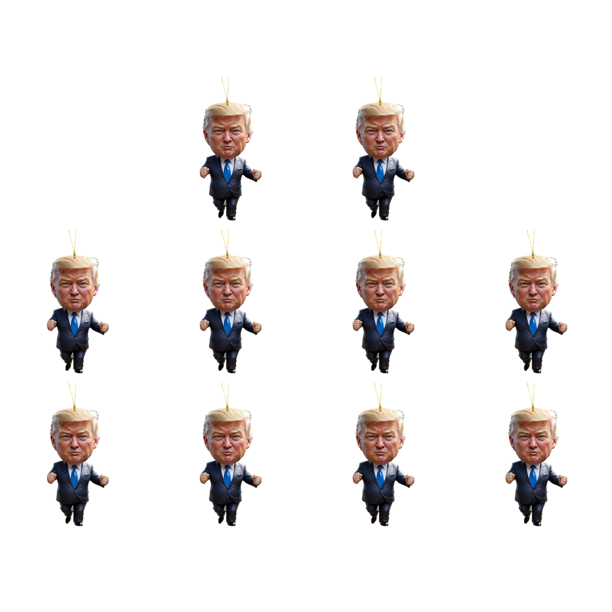 Adorno Navideño Donald Trump Acrílico para Del Coche (G)