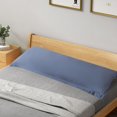 thumbnail image 2 of Vacemry Under $5 Long Body Pillowcase, Washed Linen Style Pillow Cover, Double Sided Pillow Protector, Soft Bedding for Adults Back Sleepers, 2 of 9