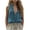 Blue, variant on Staron Linen Tops for Women V Neck Sleeveless Solid Boho Casual Vacation Beach Travel Loose Blouse with Pockets, Blue L