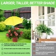 thumbnail image 2 of Plant Umbrella for Outdoor Plants, Adjustable Mini Shade Cover for Garden Pots and Balcony Plants, Sun Shade for Potted – UKHBMC | Green, 2 of 6