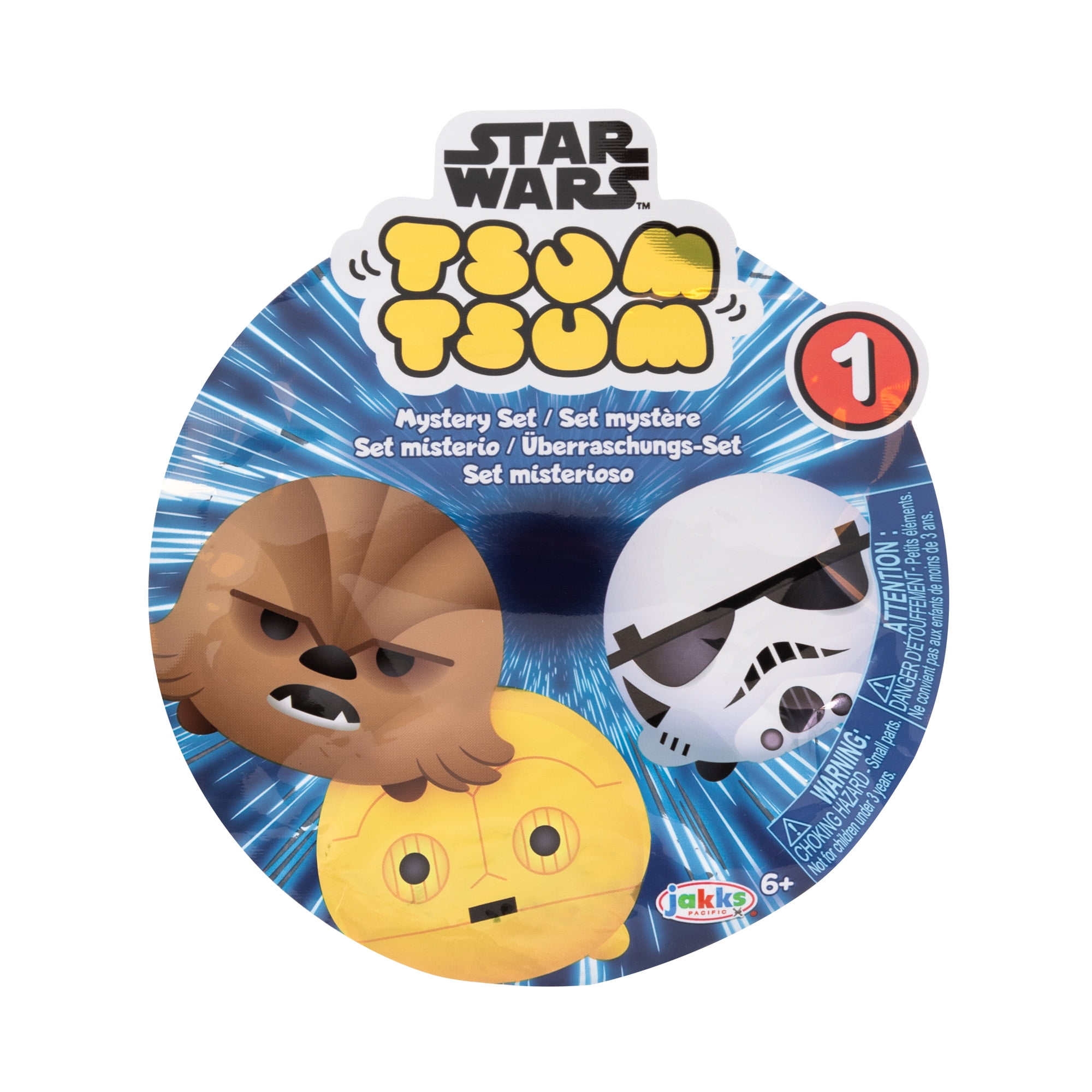 (2 pack) Star Wars Tsum Tsum Blind Pack Story Action Figures Set for Ages 6 and up