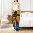 thumbnail image 4 of Kdxio Women's Comfy Stretch Abstract Funny Duck Print Drawstring Pajama Pants-Small, 4 of 5