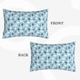 thumbnail image 4 of Fotbe Black White Gray Rabbit Pillow Cases - Envelope Closure - Luxury, Extra Soft, Cooling Pillow Covers - Wrinkle, Fade, Stain Resistant-16"x24", 4 of 8