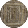 thumbnail image 2 of Addison Rugs Mayfield Premium Machine Washable Transitional Geometric Brown Round Rug, 8' x 8', 2 of 6