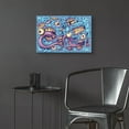 thumbnail image 6 of Epic Art 'Eyeballs and Teeth Pattern' by Flyland Designs, Acrylic Glass Wall Art, 24"x16", 6 of 8