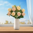 thumbnail image 4 of Ramo de flores realista para el hogar. Arreglos florales artificiales a tamaño real para el salón, bodas y, 4 of 5