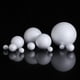 thumbnail image 1 of Bola de espuma sólida de tamaño blanco de alta densidad, material para ventanas de boda, bola estrellada, 1 of 4