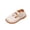 A, variant on Girls Mary Jane Flats - Bunny Embroidery Buckle Strap PU Upper Non Slip School Shoes (A, 4.5-5 Years)