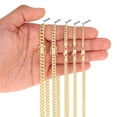 thumbnail image 6 of Nuragold 14K Real Yellow Gold Solid Miami Cuban Link Chain Necklace 16"-30" (2.7mm-11mm) Italian Jewelry for Men & Women, 6 of 28