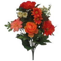 Mx Poppy/zinnia Bouquet Mxd Orange