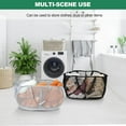 thumbnail image 5 of 3 Pcs Pop Up Laundry Hamper, 2 Compartments Collapsible Mesh Laundry Basket, 5 of 7