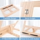 thumbnail image 3 of Soporte de madera ajustable para libros, soporte para libros de cocina, escritorio de lectura, 3 of 5