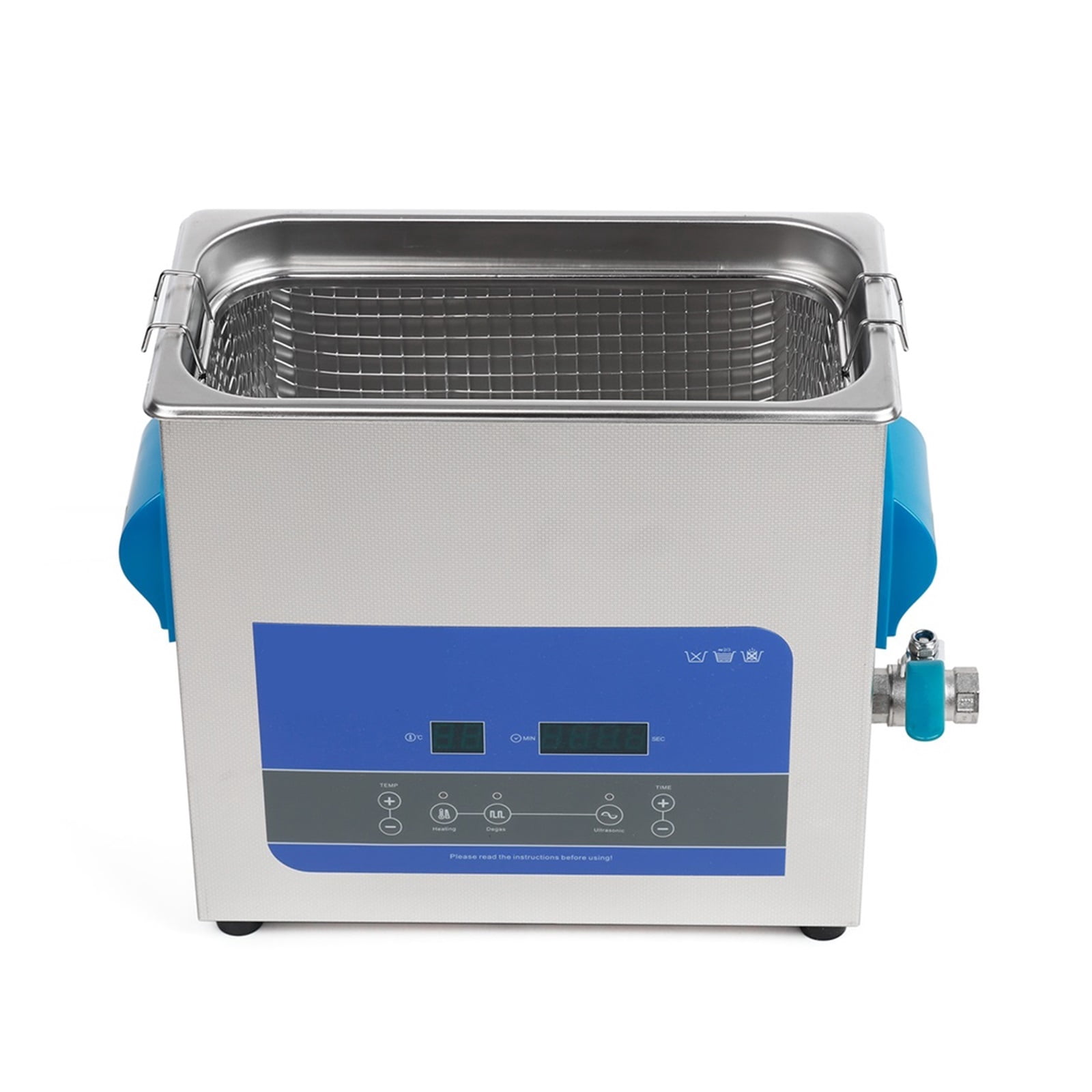 150W 40kHz Ultrasound Cleaning Machine 6L Water Bath Digital Ultrasonic Cleaner For Vinyl Record Jewelry