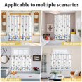 thumbnail image 5 of Vintage Colorful Butterfly Kitchen Curtains Window Panels, Watercolor Butterflies Farmhouse Insulated Window Treatment Curtain, Grommet Curtains for Bedroom/Living Room/Bathroom, 2 Piece 27.5"Wx39"L, 5 of 8