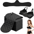 thumbnail image 2 of 15 Pack Cotton Boob Bra Towel – Breast Towel Sling Bra Liners, 3 Layer Reusable Underboob Sweat Absorber, 18.11 x 6.3 Inch, 2 of 9