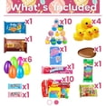 thumbnail image 3 of Easter Care Package Blue Box (52 Count) Filled with Candy Chocolates Snacks Cookies and More Easter Gifts for Kids Girls Boys College Students, 3 of 9