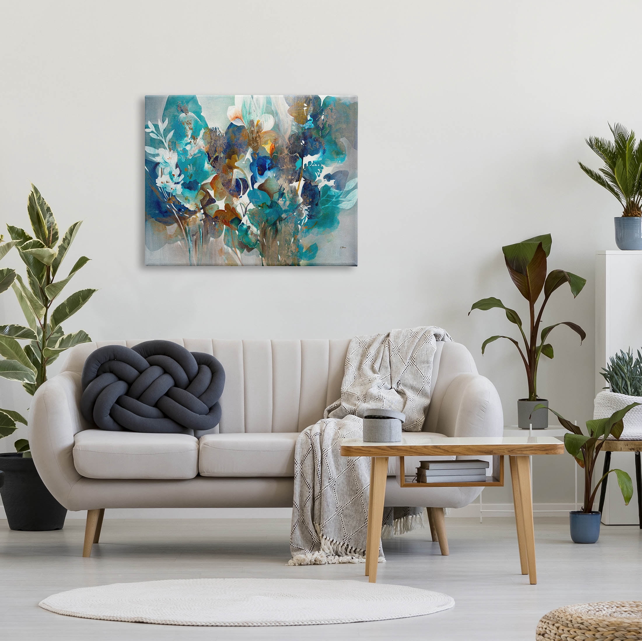 Stupell Industries Mixed Floral Petals Arrangement Painting Gallery Wrapped Canvas Print Wall Art, Design by K. Nari