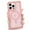 Pink, variant on Dteck for iPhone 13 Pro Max Case, Compatible with MagSafe, Sparkly Glitter Bling Back Rubber Bumper Shockproof Protective Phone Cover,Black