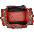 thumbnail image 3 of World Traveler Leopard 16-inch Carry-On Duffel Bag - Red Trim Leopard, 3 of 4