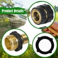 thumbnail image 6 of Vsenkes Garden Hose Quick Connector 3/4 inch,Adapters Easy Connection Water Hose Quick Connect Fittings Male and Female for Yard Lawn 6 Sets, 6 of 9