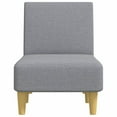 thumbnail image 2 of vidaXL Chaise Longue Light Grey Fabric, 2 of 5