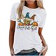 thumbnail image 2 of Puntoco Mujer Verano Casual Cuello Redondo Otoño Estampado Manga Corta Top Blusa Camiseta Puntoco Puntoco-7700, 2 of 4