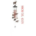 thumbnail image 3 of 11 Optional Handmades Copper Wind Chimes_unique And Beautiful Meaning Giving The Warm Melody Of HomeFeatures:1. ** Unique and craftsmanship **: Each wind chime is , combining the craftsmanship, 3 of 5