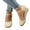 2Beige, variant on Womens Espadrilles Wedge Sandals Closed Toe Ankle Buckle Strap Heels Summer Beach Shoes