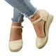 thumbnail image 3 of WILLBEST Sandalias Para Mujer, Sandalias Onduladas Con Plataforma Y Cuña, Sandalias De Cuña Transpirables Con Hebilla Trenzada Versátiles A La Moda, 3 of 9