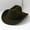 Army Green, variant on Men's and women's soft felt western cowboy hat, simple plain casual hat, fashionable European and American style jazz hat