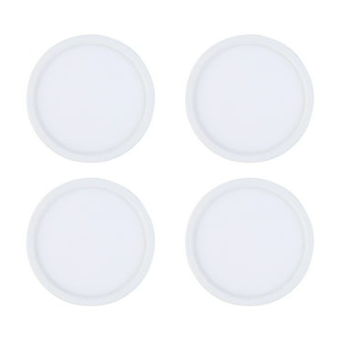 Elitco Lighting R617MKDK-4PK 6 in. 3000K-5000K Selectable 15W 900 Lumens Disk Light, White - Pack of 4