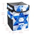 thumbnail image 5 of Flag of Israel Foldable, with Lid, Leak-Proof, Hanging Storage Bag Car Trash Can Garbage Bin, 5 of 6