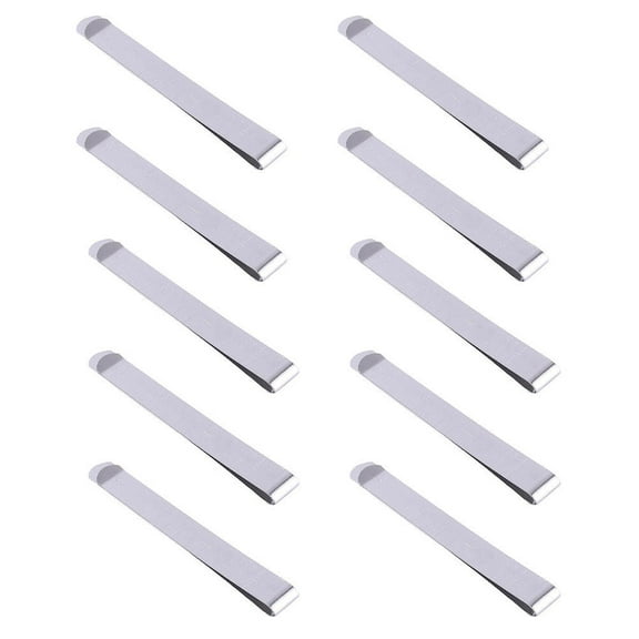IFANLANDOR 10Pcs Metal Hemming Clips for Sewing and Tailoring Tools with Measurements