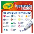 thumbnail image 2 of Crayola Emoji Washable Stamper Markers, 16 Count, 2 of 8