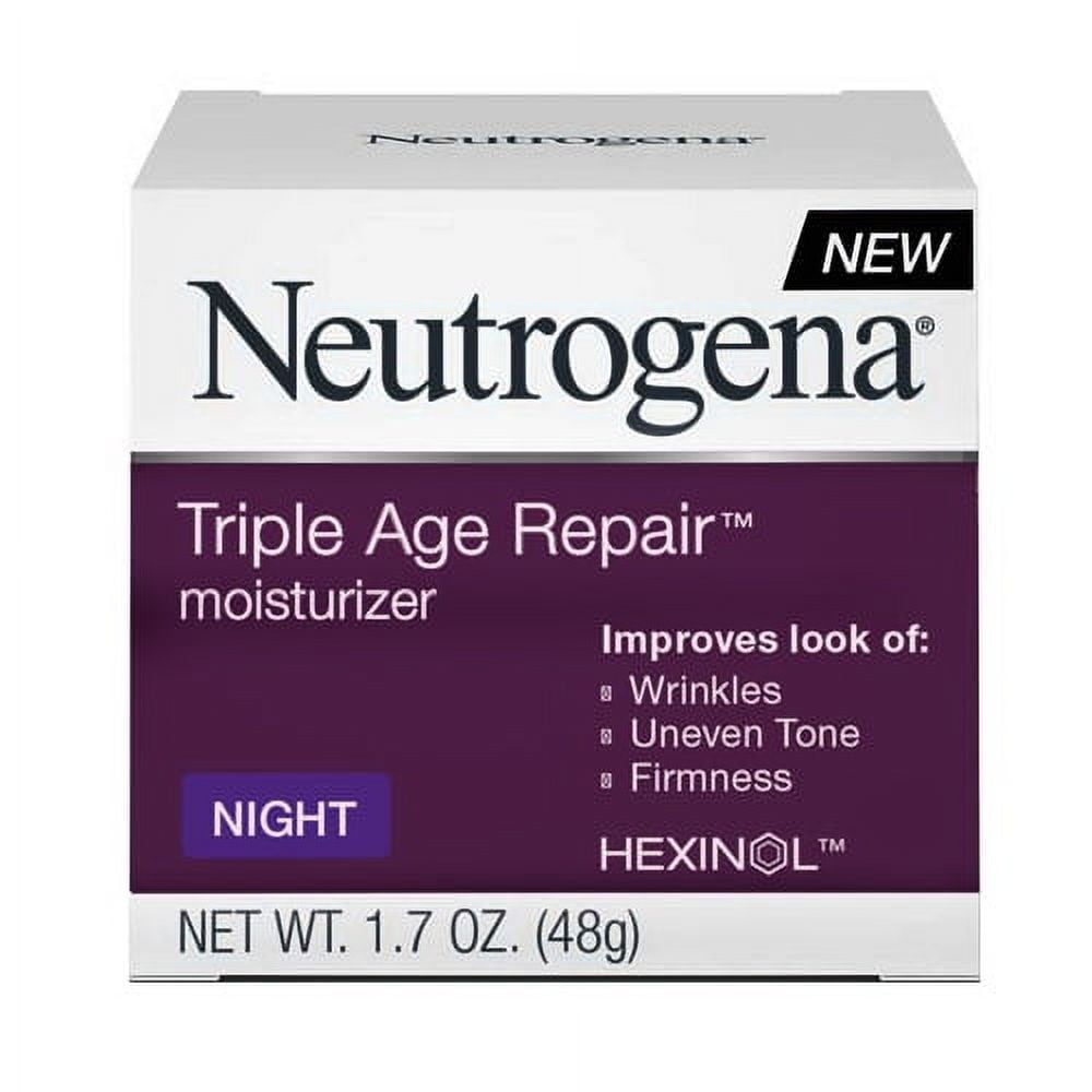 Neutrogena Triple Age Repair Moisturizer Night Cream - 1.7 Oz