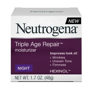 Neutrogena Triple Age Repair Moisturizer Night Cream - 1.7 Oz, 2 Pack