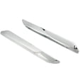 thumbnail image 1 of Front Bumper Trim, Silver Front Bumper Strip ABS  Left Right 2pcs Easy Installation  For Car, 1 of 8