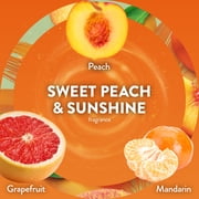 Air Wick Plug-in Scented Oil Warmer Air Freshener Refills, Sweet Peach & Sunshine, 2 Count