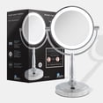 thumbnail image 4 of Zadro LED Lighted Makeup Mirrors for Women w/ Magnification & Cordless, 4 of 7