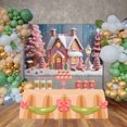 thumbnail image 3 of Christmas024 Photography Backdrop Child Gingerbread Candyland New Year Photo Background Home Photographic Props, 3 of 8