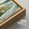 thumbnail image 4 of PixonSign Framed Wall Art Set Pastel Watercolor Blue Sky Mountain Range Landscape Canvas Print Nature Wilderness Modern Art Decorative Scenic Relax/Calm for Bedroom - 16"x24"x3 Panels Natural, 4 of 5