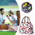thumbnail image 2 of Kaireo Bento Bag White Triangle,Lunch Bag for Women Men Insulated Lunch Box for Adult Reusable Lunch Tote Bag for Work Picnic School Or Travel Tote, 2 of 9