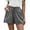 Dark Gray, variant on 2025 Clearance Items under $5 asdoklhq Plus Size Pants for Women,Women Solid High Waist Cotton And Linen Shorts Pants Casual Beach Shorts