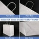 thumbnail image 4 of Bolsas de papel XPCARE, 100 unidades, 40 x 15 x 30 cm, con asas, papel kraft, 4 of 7