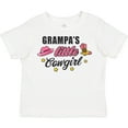 thumbnail image 3 of Inktastic Grampas Little Cowgirl with Cowgirl Hat and Boots Girls Toddler T-Shirt, 3 of 5
