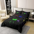 thumbnail image 3 of Gamer Room Decor,Galaxy Gamer Bedding Sets Room Decor,Tie Dye Gaming Comforter Cover Sets Teen Starry Sky Game Bed Sets,Gamepad Duvet Cover Set King Size 3 Piece, 3 of 7
