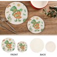 thumbnail image 3 of SKYSONIC Gnome St Pot Holders Trivets, 2 Pcs Heat Resistant Trivets,Patricks Day Cotton Thread Weave Mats for Hot Pads Pans Pot Bowl Teapot for Kitchen Decor, 3 of 7