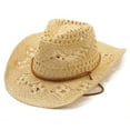 thumbnail image 3 of Cool and Comfortable Straw Hat Fashionable Unisex Hat Stylish Straw Sun Hat, 3 of 7