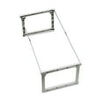 thumbnail image 4 of Plastic Snap-Together Hanging Folder Frame, Legal/letter Size, 18" To 27" Long, White/silver Accents | Bundle of 5 Boxes, 4 of 4